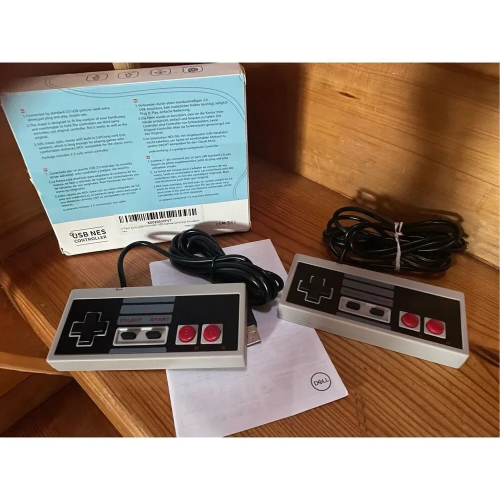 2 Pack USB Wired Controller - Emulator